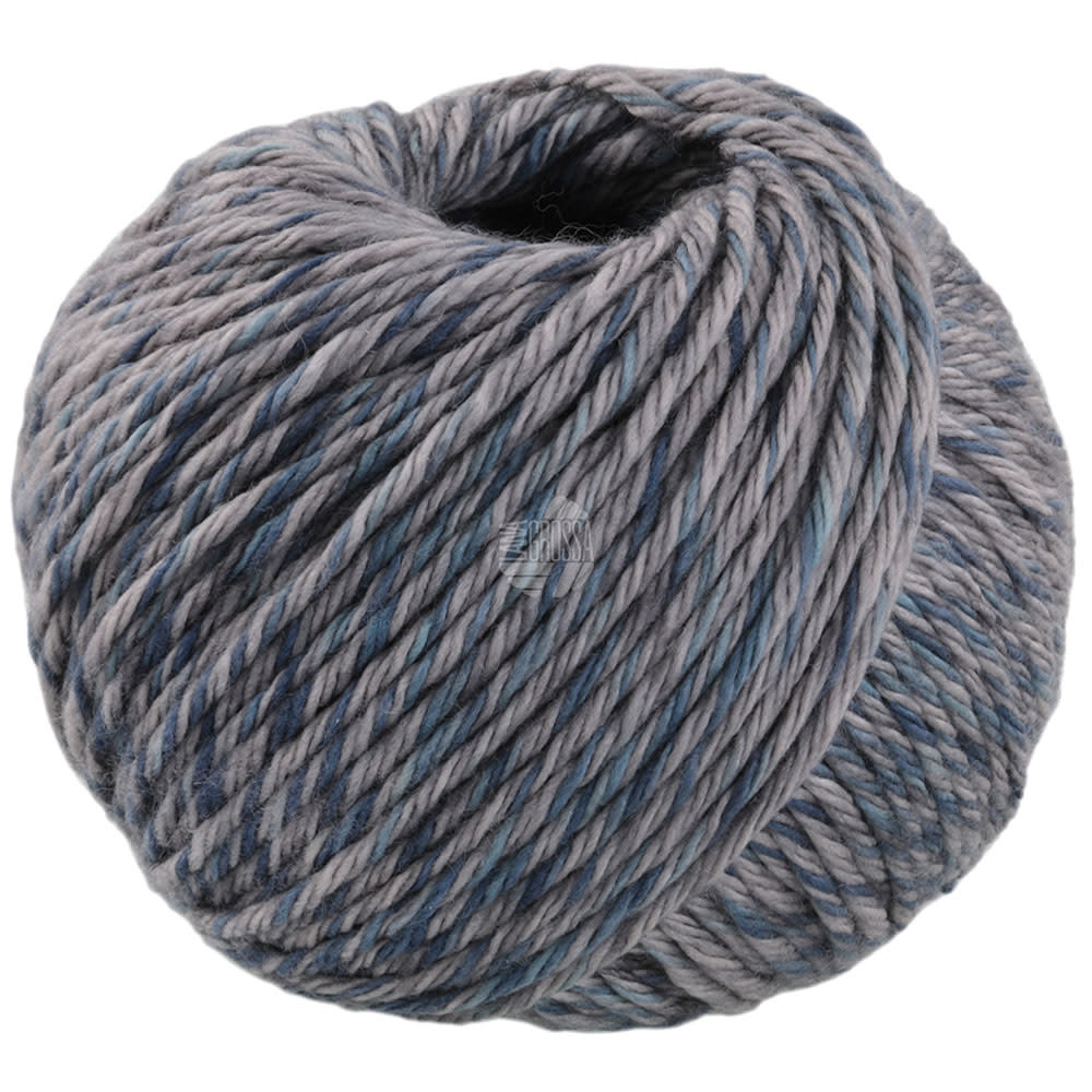 Lana Grossa Vintage Chunky -06-taupe/grijs blauw30%