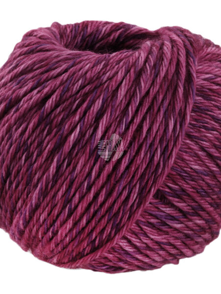 Lana Grossa Vintage Chunky -09-wijnrood/blauw violet30%