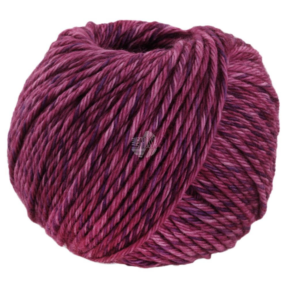Lana Grossa Vintage Chunky -09-wijnrood/blauw violet30%