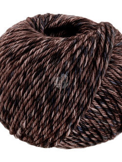 Lana Grossa Vintage Chunky -12-grijs bruin/donker grijs30%