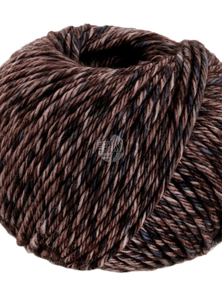Lana Grossa Vintage Chunky -12-grijs bruin/donker grijs30%