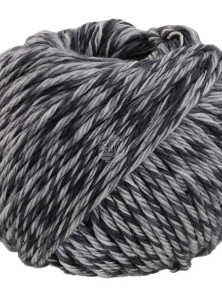 Lana Grossa Vintage Chunky -13-licht grijs/donker grijs30%