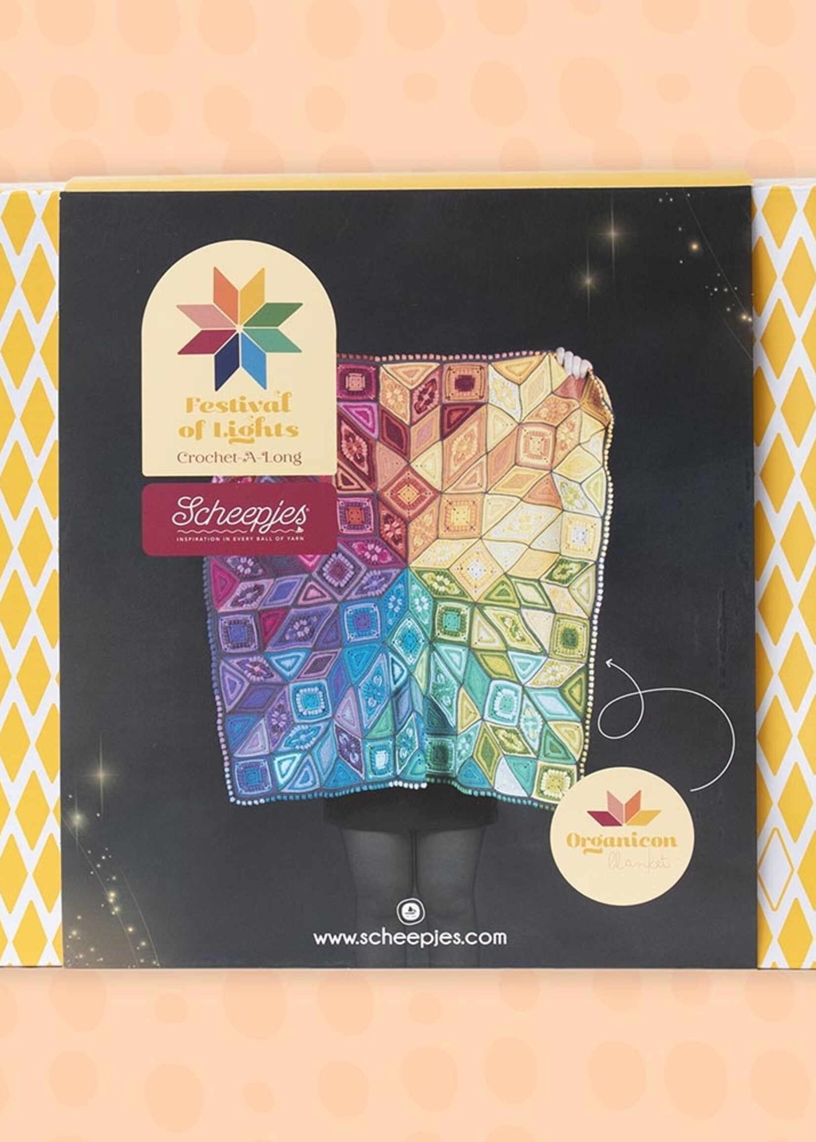 Scheepjes Scheepjes CAL Festival of Lights blanket -Organicon kit