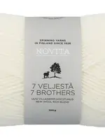 Novita 7 Veljestä 100g -011 white