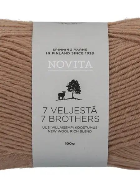 Novita 7 Veljestä 100g -618 sandbank