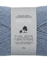 Novita 7 Veljestä 100g -014 ice