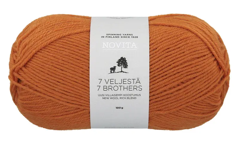 Novita 7 Veljestä 100g -273 brittlegill