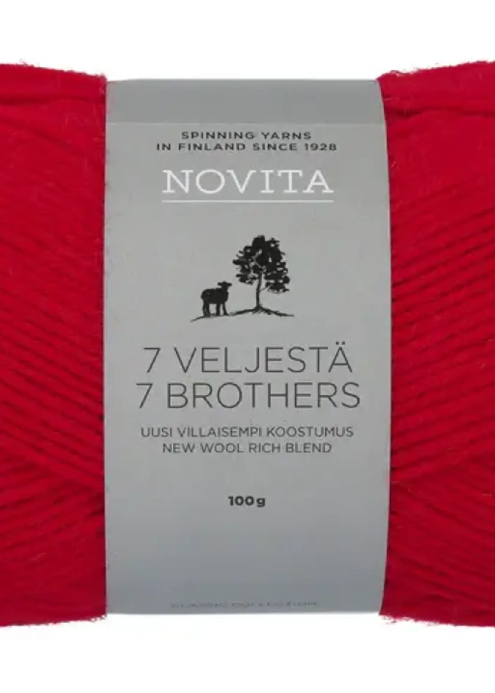 Novita 7 Veljestä 100g -549 christmas