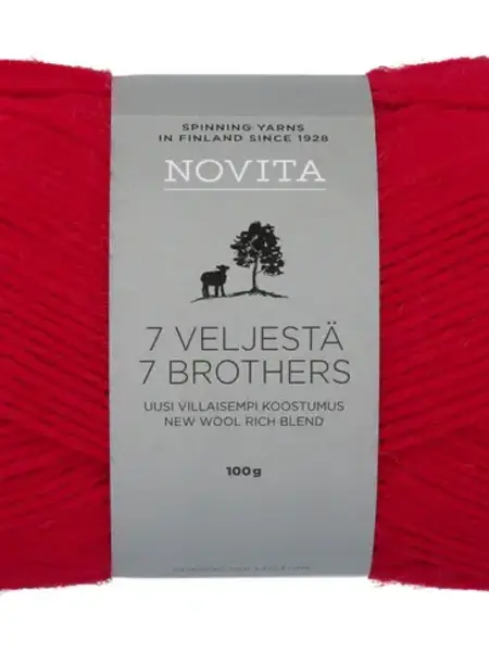 Novita 7 Veljestä 100g -549 christmas