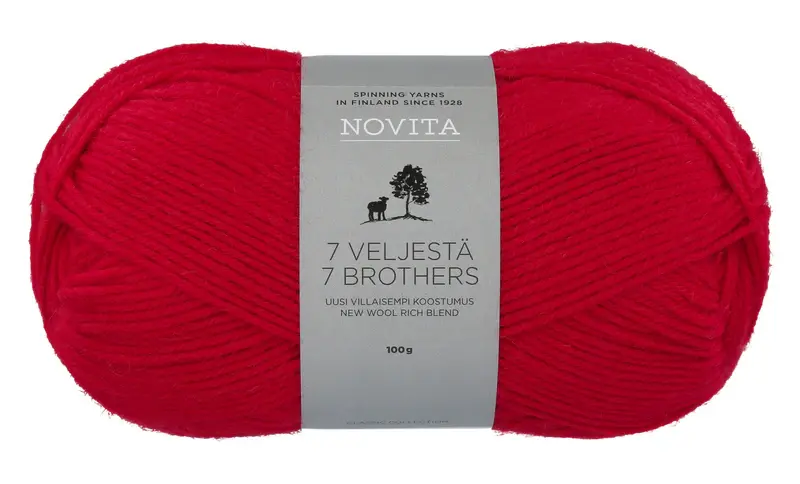 Novita 7 Veljestä 100g -549 christmas