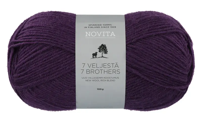 Novita 7 Veljestä 100g -777 crocus