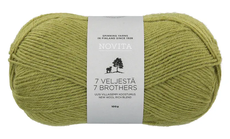 Novita 7 Veljestä 100g -330 artichoke