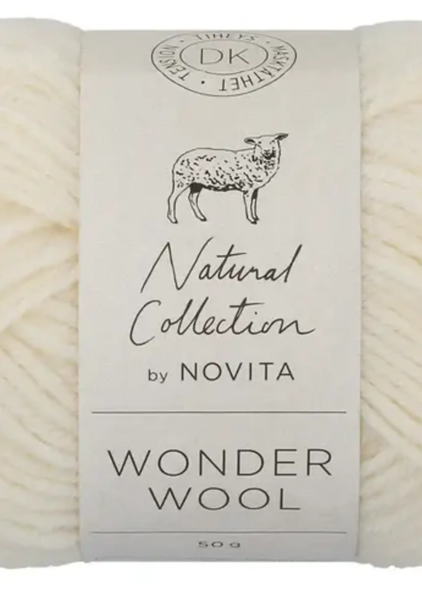 Novita Wonder Wool DK 50g -Novita -017 foam