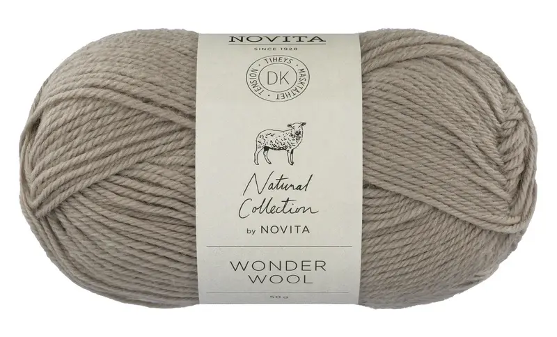 Novita Wonder Wool DK 50g -058 black grouse