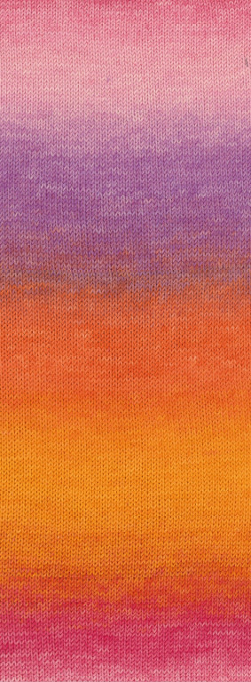 Lana Grossa Cool Wool Big Colour - 4039-felroze/oranje/zandgeel/roest/grijs paars