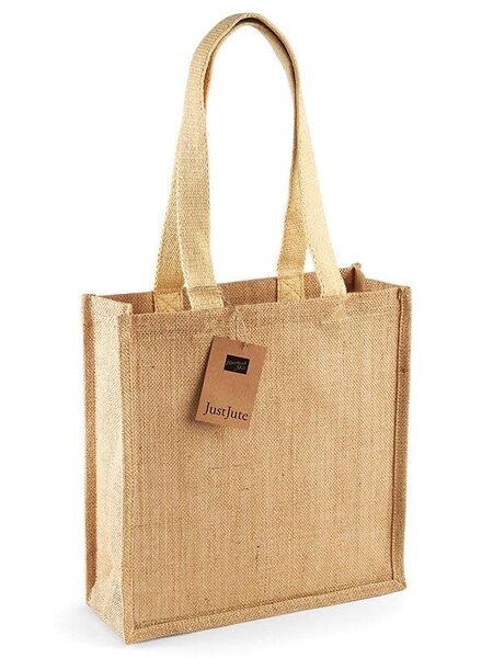 Jute draagtas 30x30x12 - natuurlijk