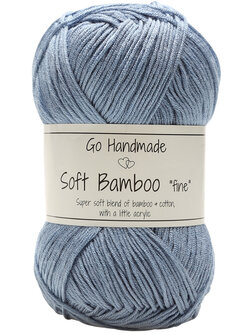 GoHandmade Soft Bamboo "fine" jeans blue