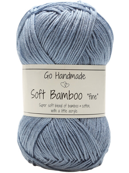 GoHandmade Soft Bamboo "fine" jeans blue
