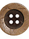 Knoop coconut - classic 21mm