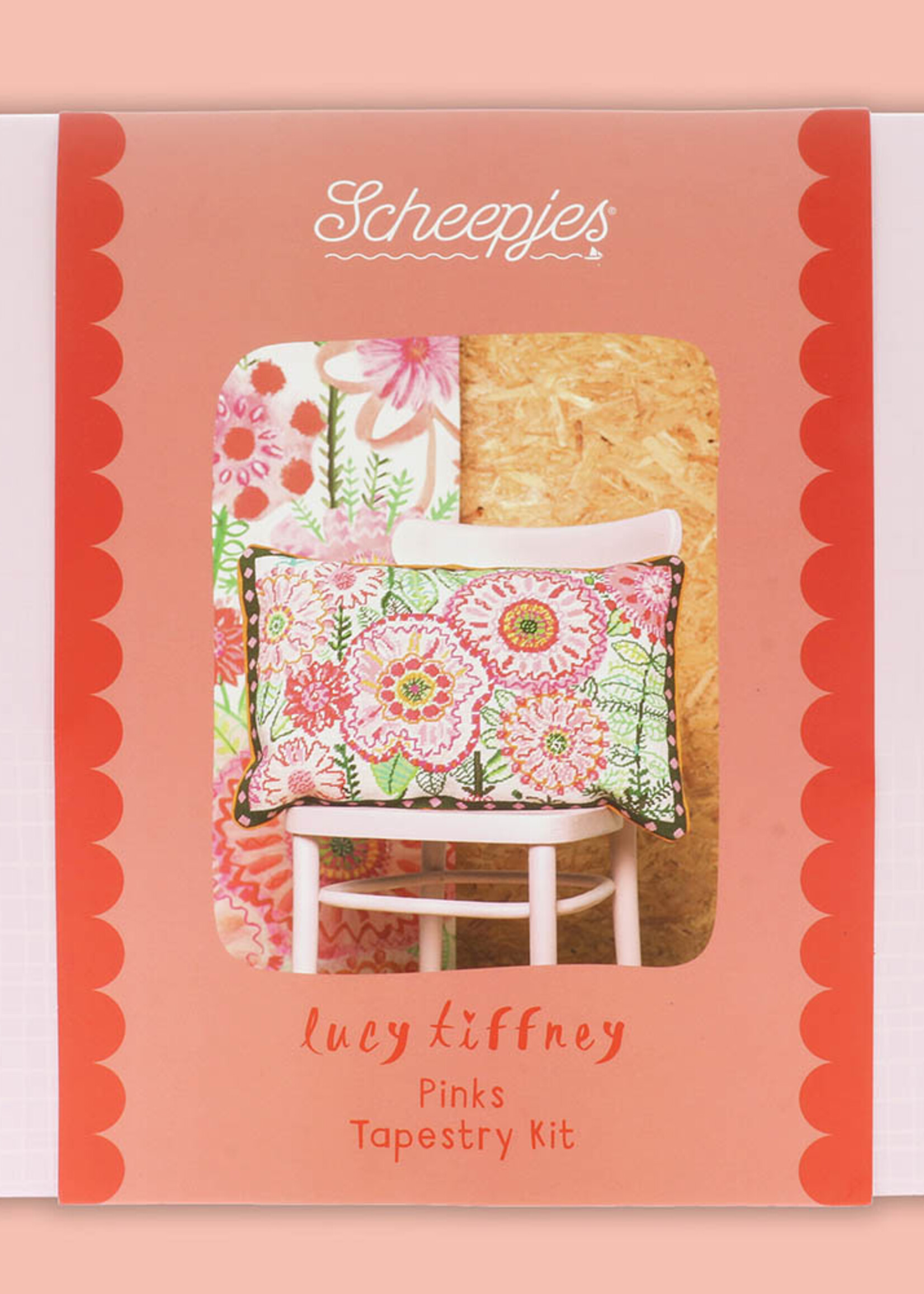 Scheepjes Scheepjes Lucy Tiffney Borduurkit 60x40cm Pinks