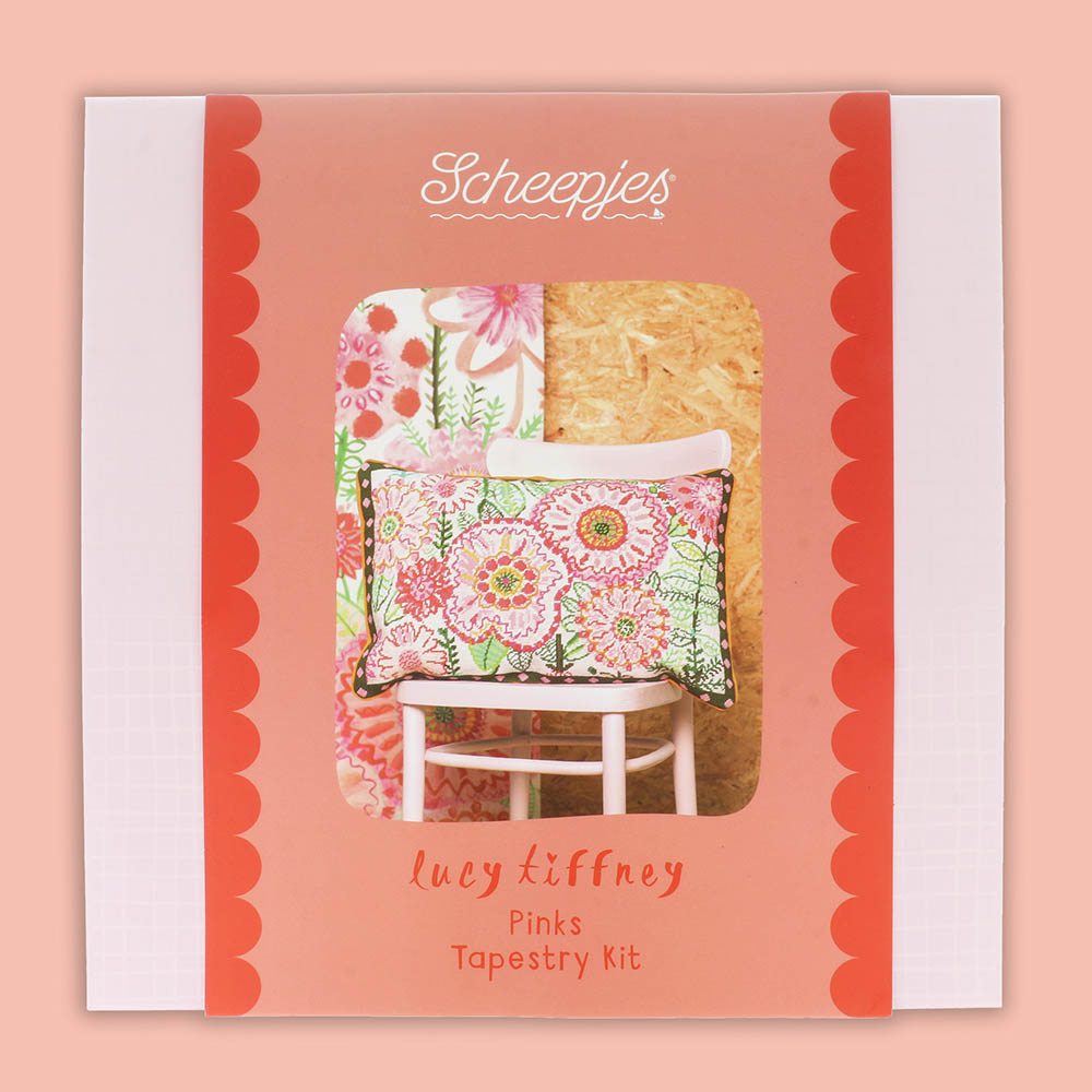 Scheepjes Scheepjes Lucy Tiffney Borduurkit 60x40cm Pinks