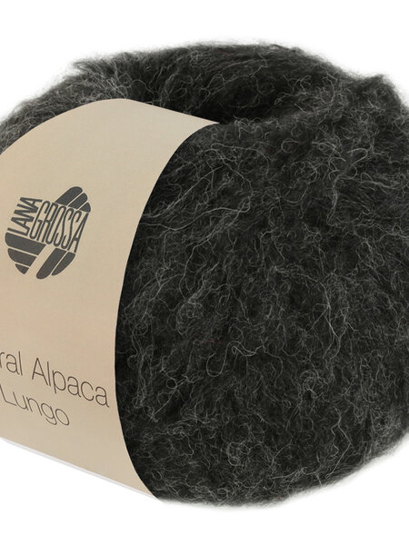 Lana Grossa Natural Alpaca Lungo - Lana Grossa -04 zwart-70%