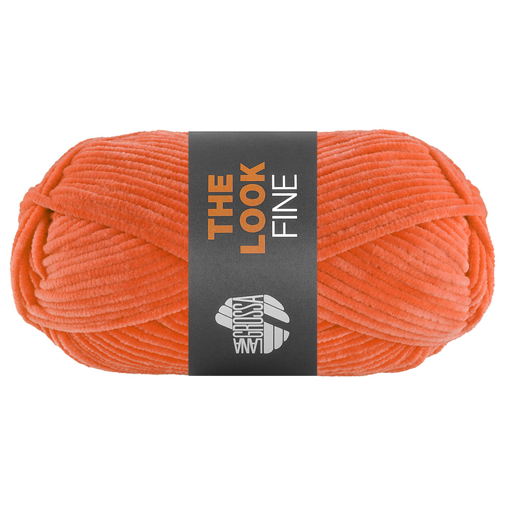 Lana Grossa The Look Fine - 103 neon oranje