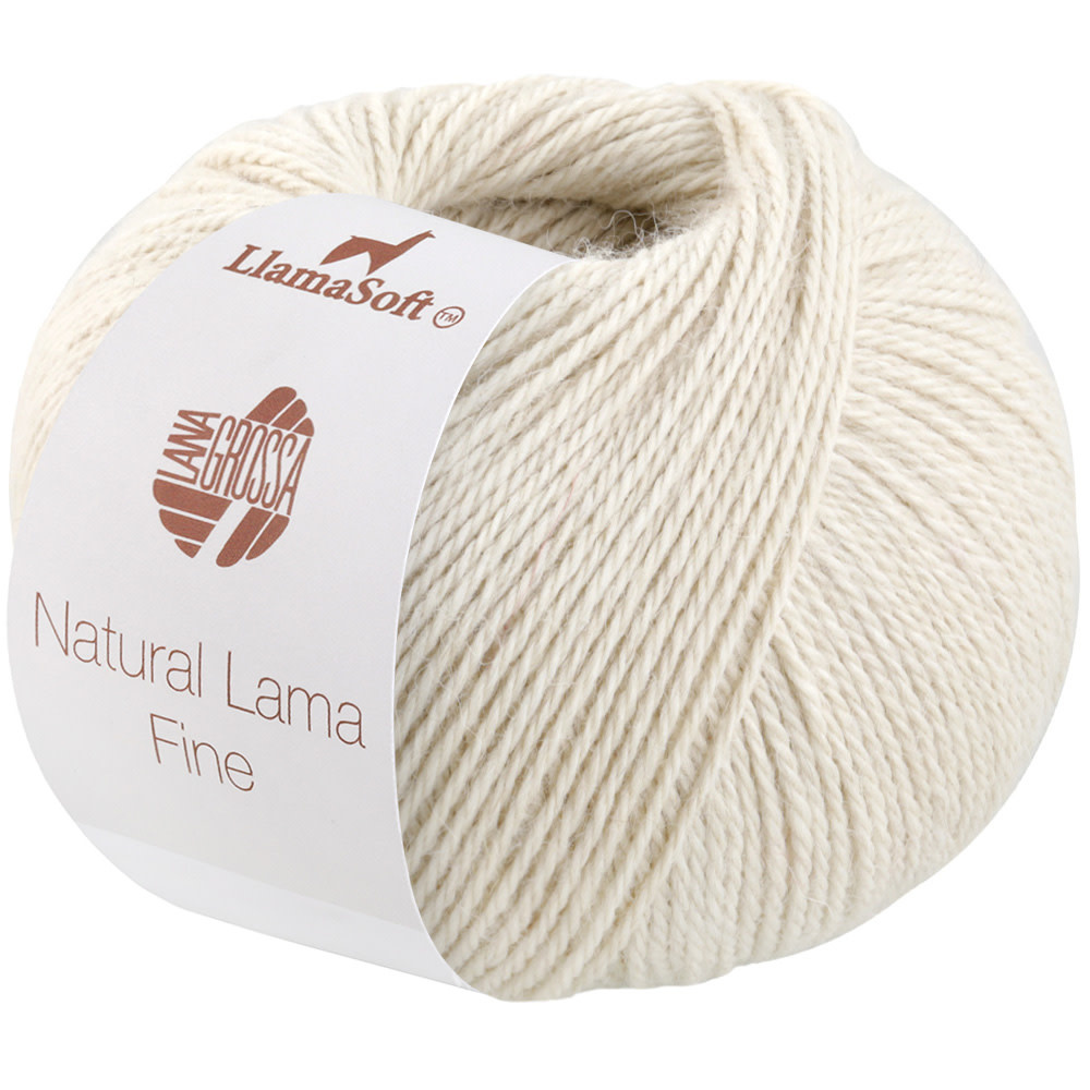 Lana Grossa Natural Lama Fine -109 natuur25%