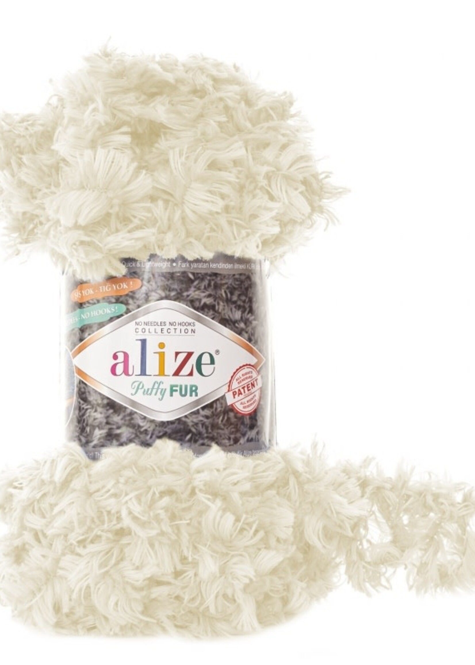 Puffy Fur- Alize - 6113 Light Cream