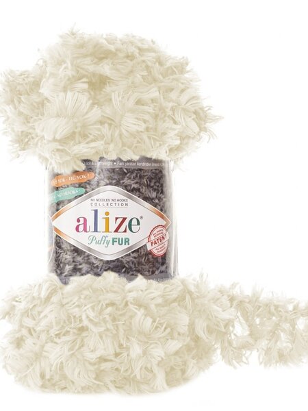 Puffy Fur- Alize - 6113 Light Cream
