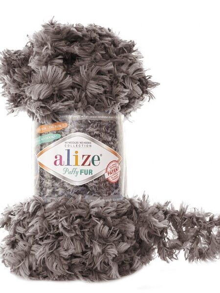 Puffy Fur- Alize - 6105 Antraciet grijs