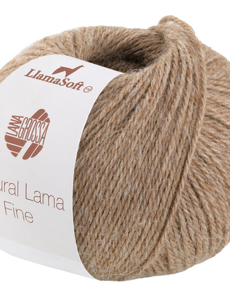 Lana Grossa Natural Lama Fine -111 kameel25%