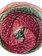 Lana Grossa Gomitolo Christmas Edition Lurex -118 grijs groen/witgroen/ecru/rood/donker rood/braam/Wit rood gestreept