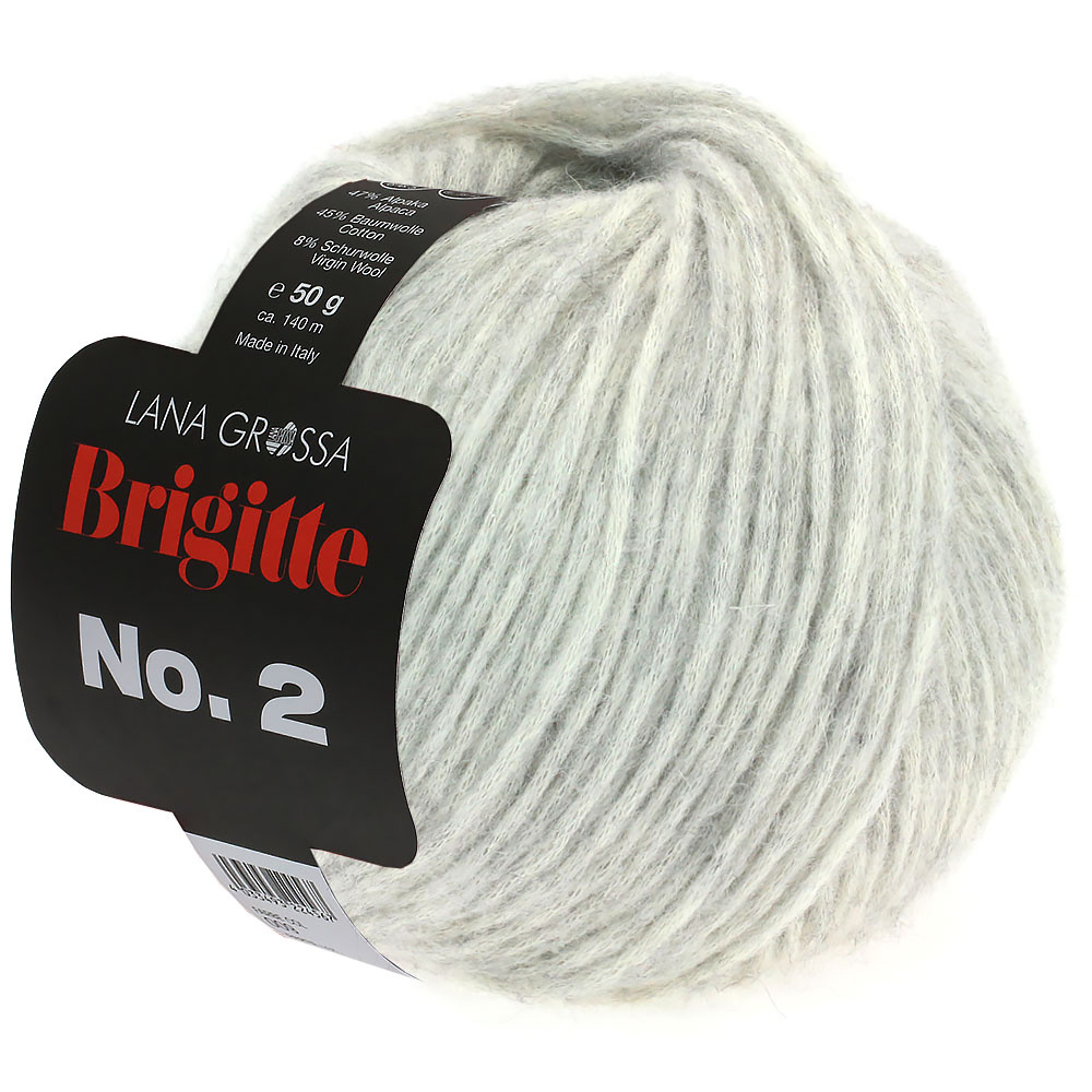 Lana Grossa Brigitte no2  -13 zilvergrijs