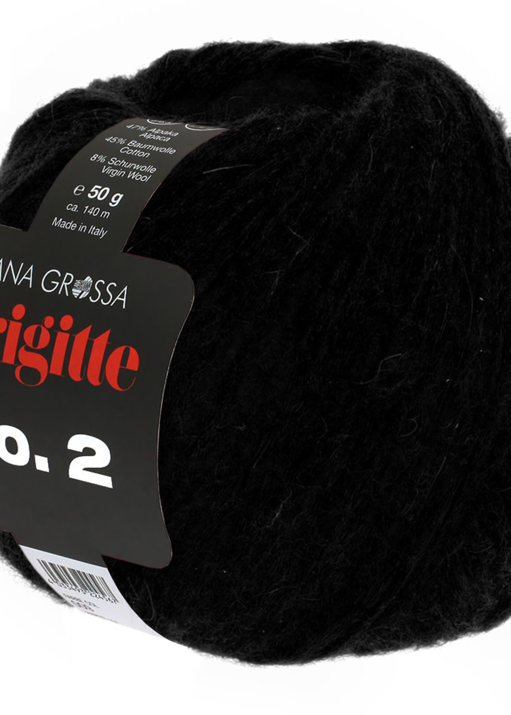Lana Grossa Brigitte no2 -36 zwart