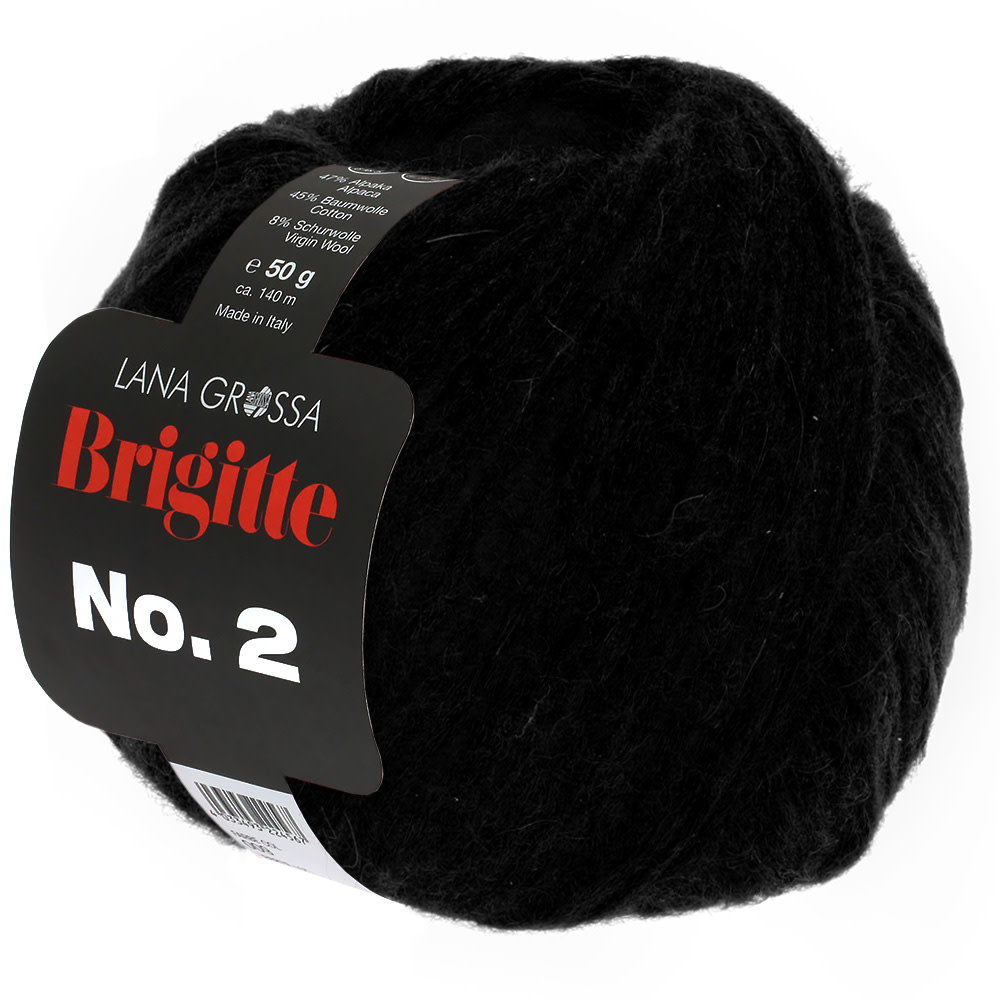 Lana Grossa Brigitte no2 -36 zwart