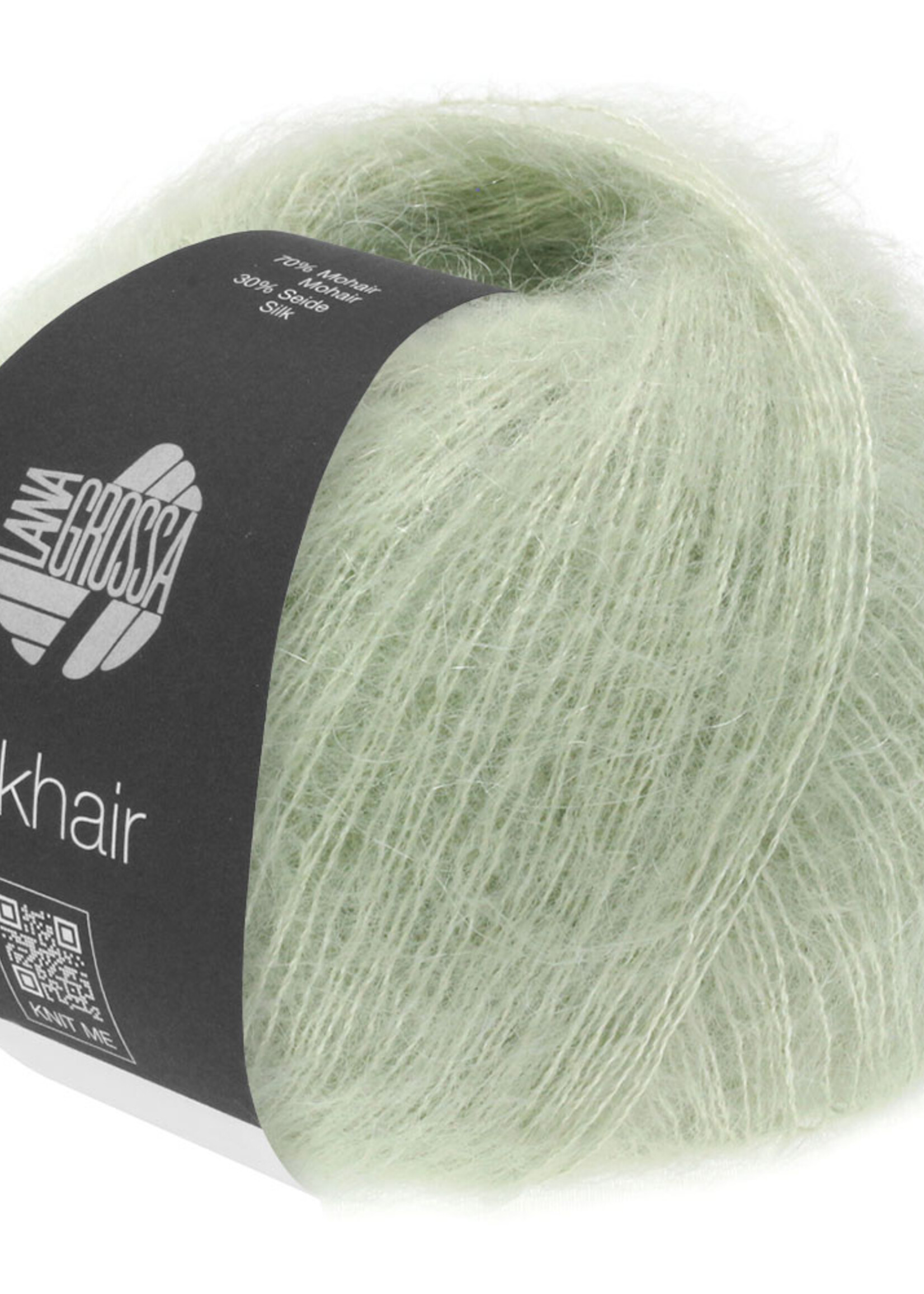 Lana Grossa Silkhair -140 witgroen