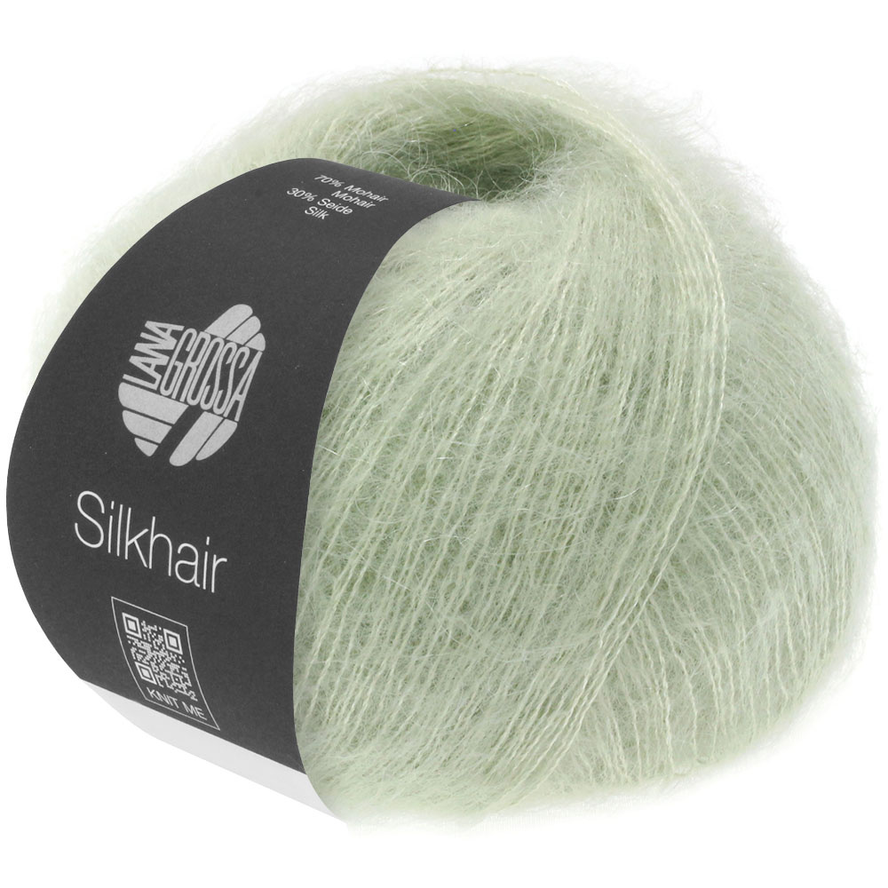 Lana Grossa Silkhair -140 witgroen