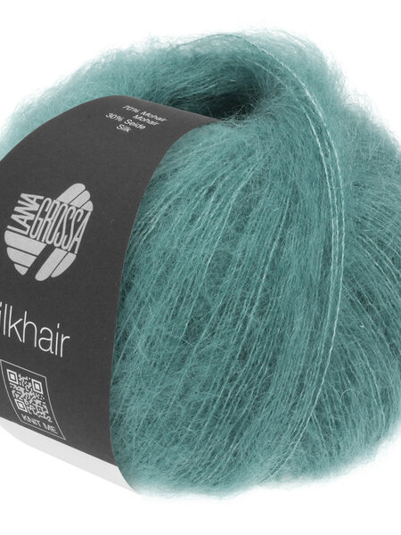 Lana Grossa Silkhair -155 zeegroen