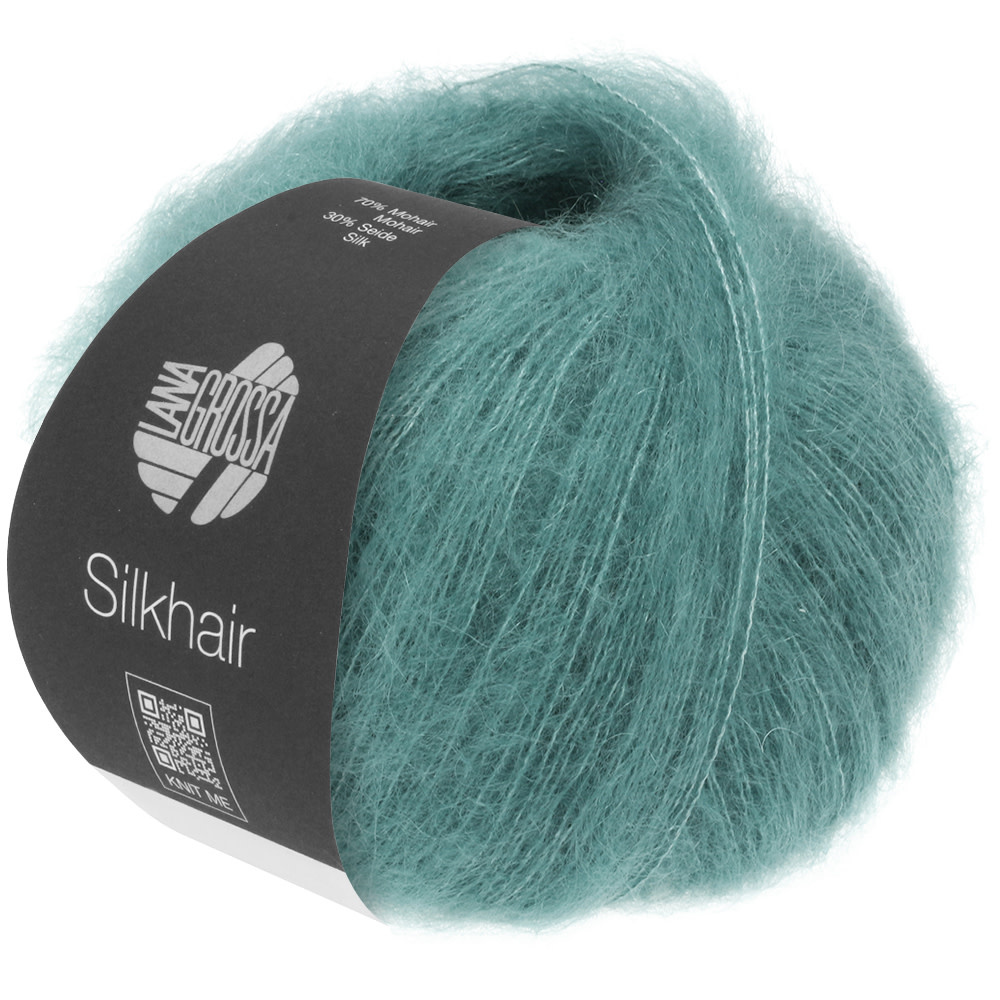Lana Grossa Silkhair -155 zeegroen