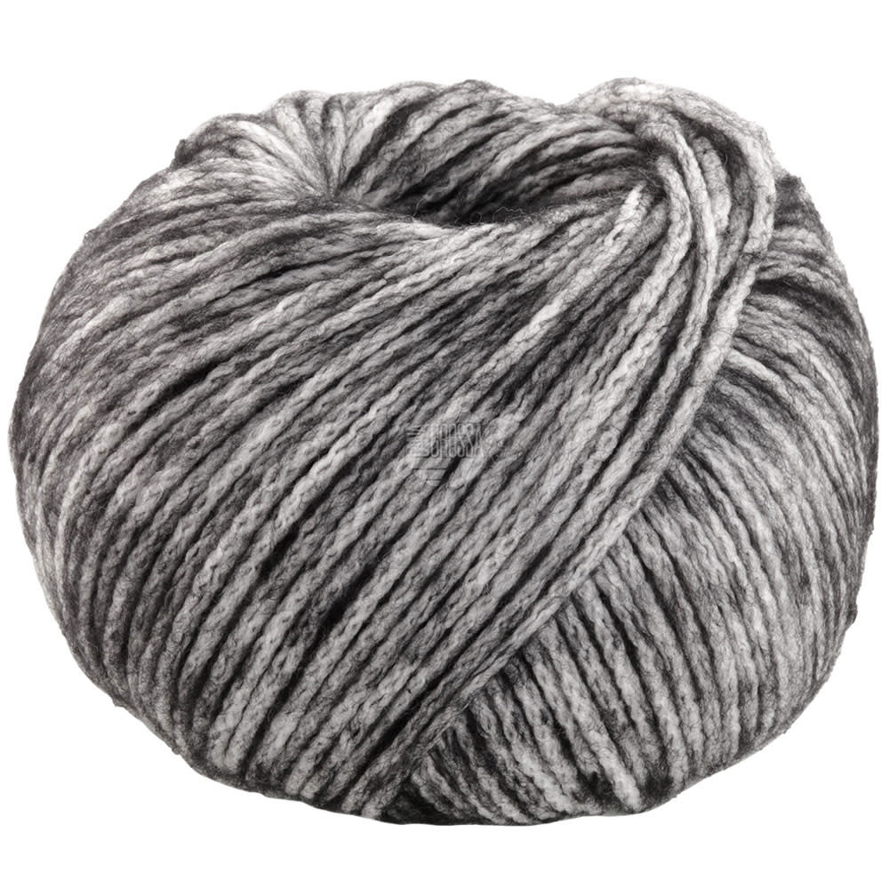 Lana Grossa Twinny 9st -wit/antraciet (6st) wit beige (3st)