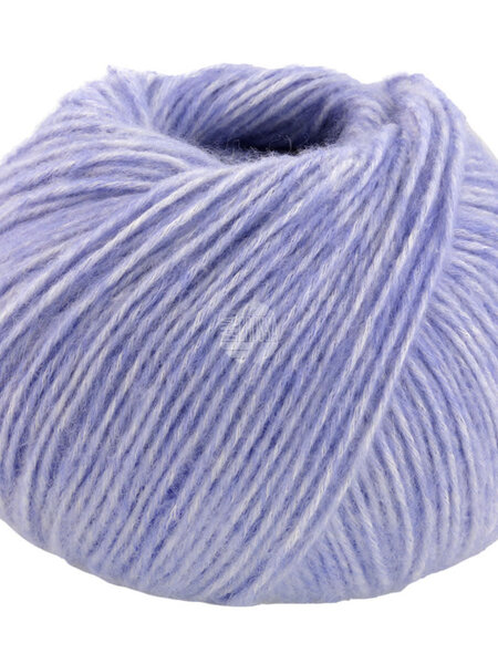 Lana Grossa Natural Alpaca Pelo -024 shinerblauw gemêleerd