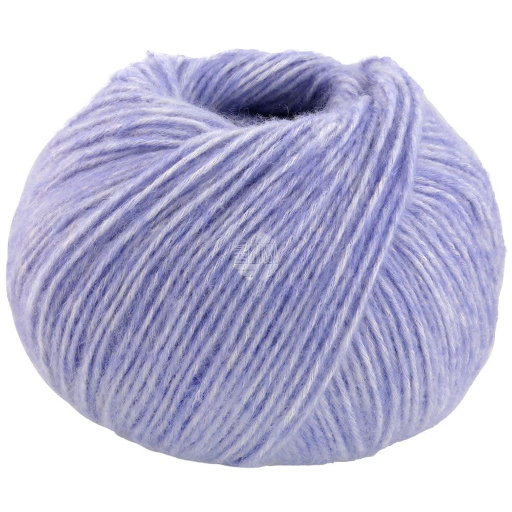Lana Grossa Natural Alpaca Pelo - Lana Grossa 024-shiner blauw mêleerd