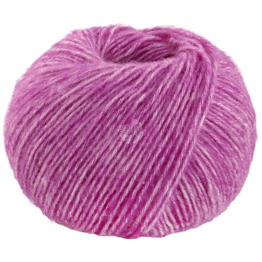 Lana Grossa Natural Alpaca Pelo - Lana Grossa 029-foksia mêleerd