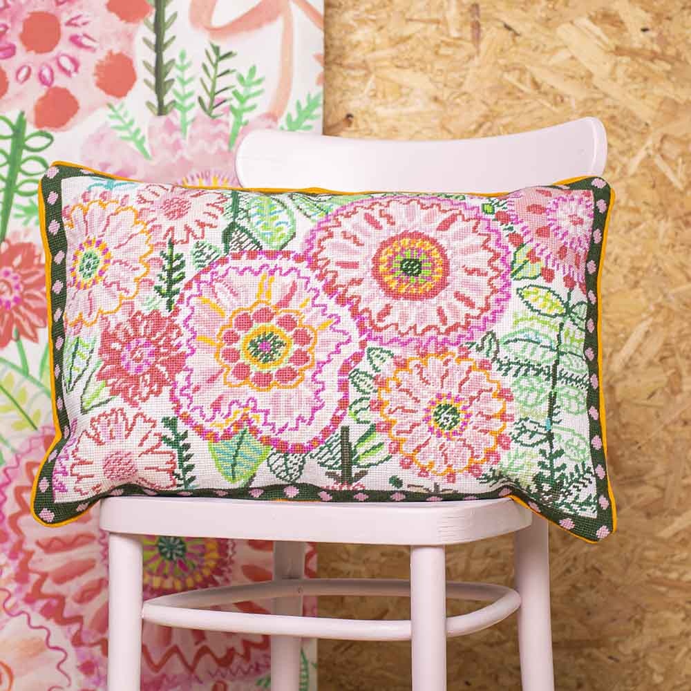 Scheepjes Scheepjes Lucy Tiffney Borduurkit 60x40cm Pinks