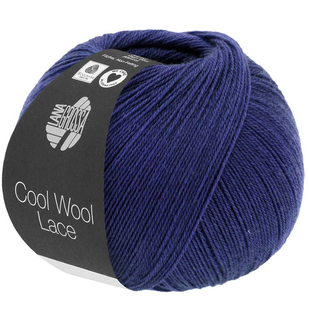 Lana Grossa Cool Wool Lace -53 marine