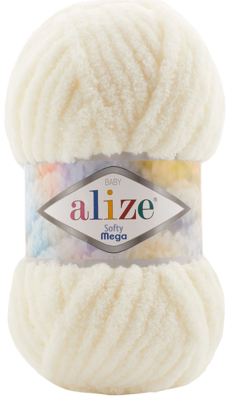 Softy Mega - Alize -062 Light Cream