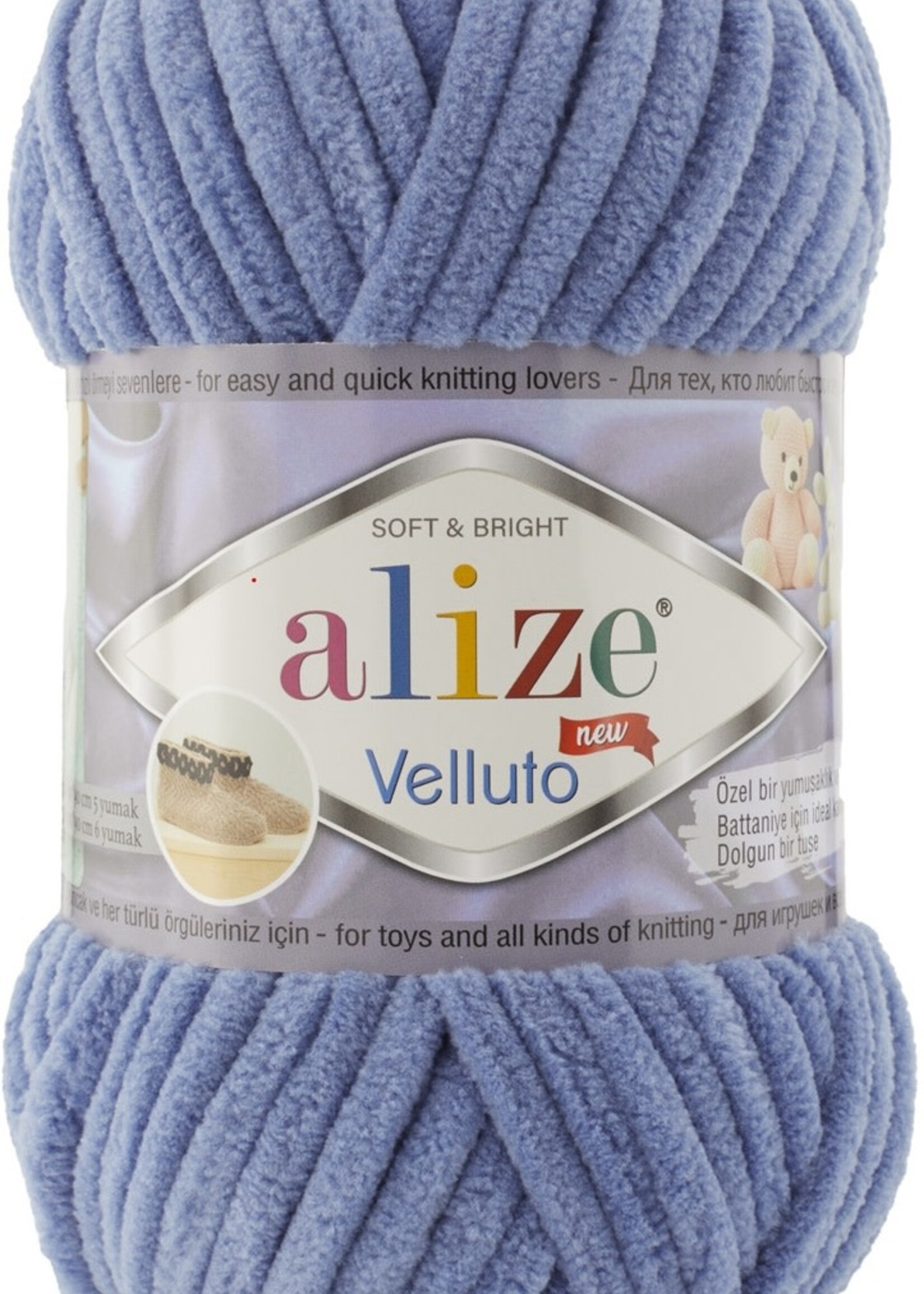 Velluto - Alize -374 Dusk Blue