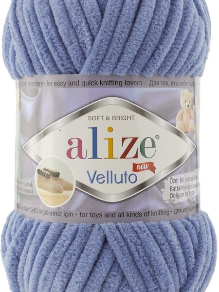 Velluto - Alize -374 Dusk Blue