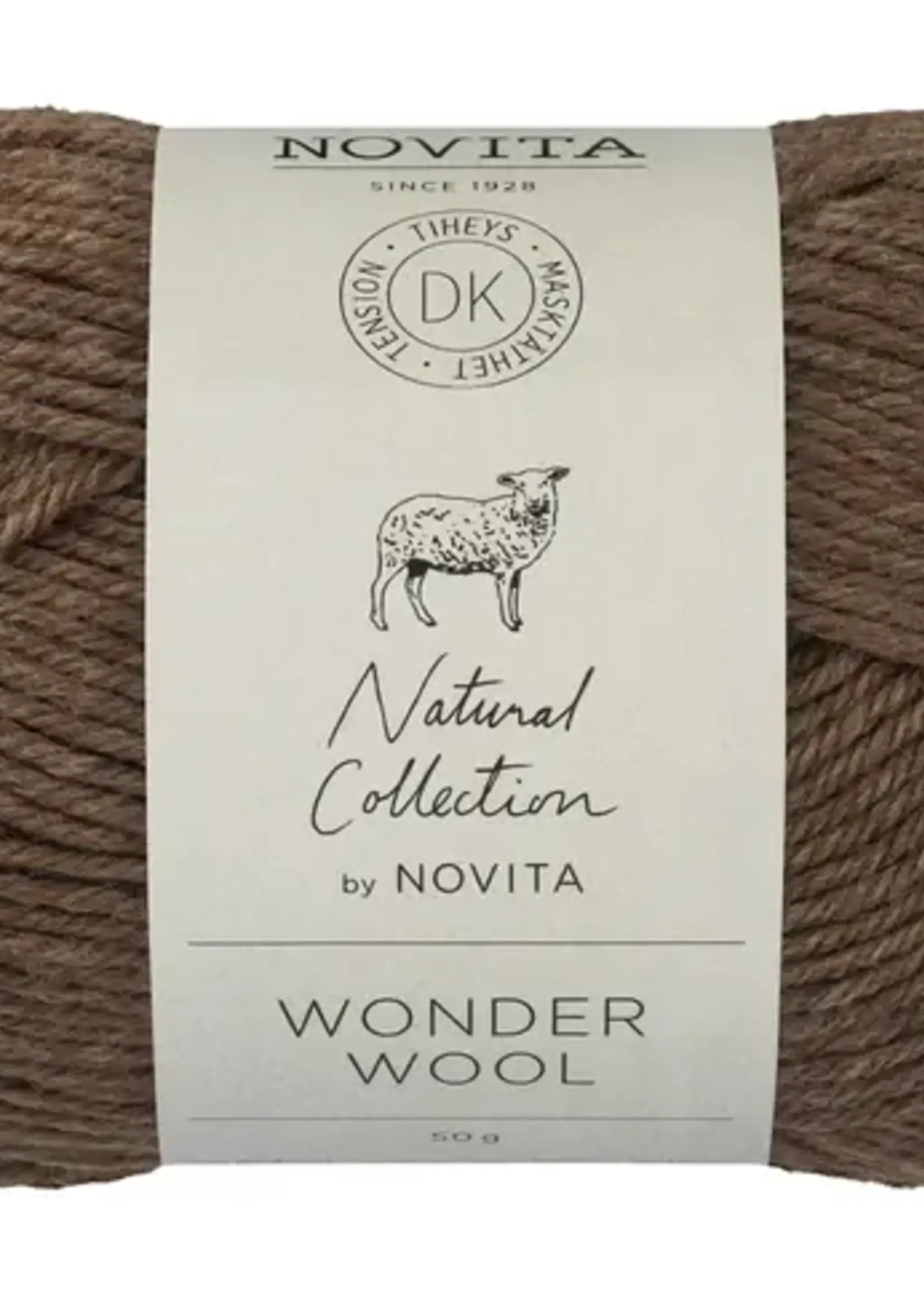 Novita Wonder Wool DK 50g -Novita -068 wild mushroom